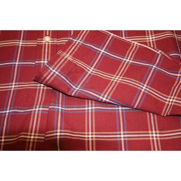 Cremieux Red Plaid Button Down Shirt - Picture 6 of 9